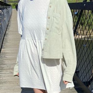 H&M T-Shirt Dress, Size S, white